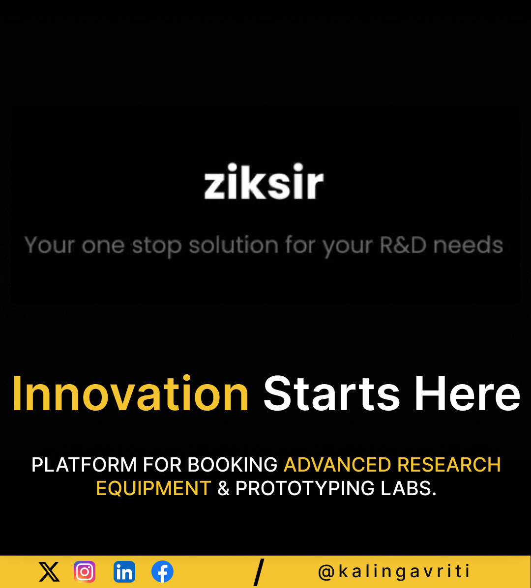 KalingaVriti's tweet image. Startup Alert  ZIKSIR, from @IITKgp  &amp;amp; supported by @ecelliitkgp  + @RMSoEE_IITKGP , enables on-demand access to prototyping labs &amp;amp; engineering tools.
Innovation meets infrastructure.
🔗 ziksir.in
#IITKharagpur #Ziksir #ECELL #RMSoEE #KalingaVriti