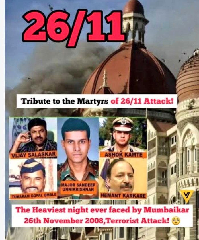 Remembering the brave soul who defended Mumbai in its dark hours..
Never forget n never forgive..
#26/11MumbaiAttack
#Mumbai