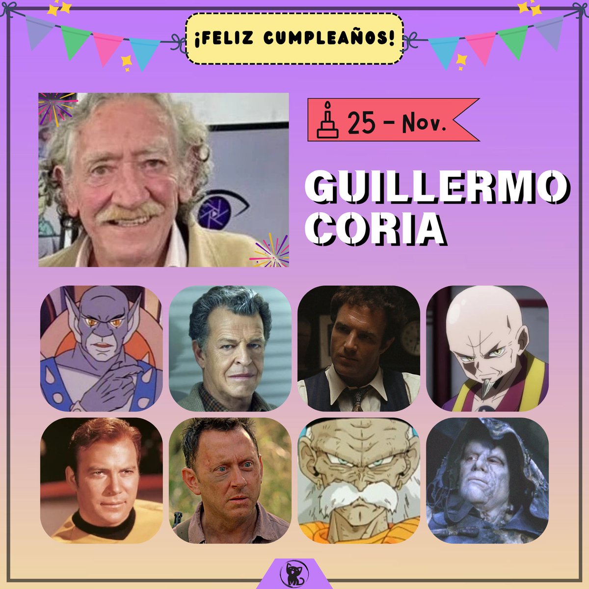 PrettyMonster27's tweet image. 🎂 | Cumpleañero |

🎉🎉

#ActordeDoblaje #FelizCumpleaños #Doblaje #DoblajeLatino #cumpleaños