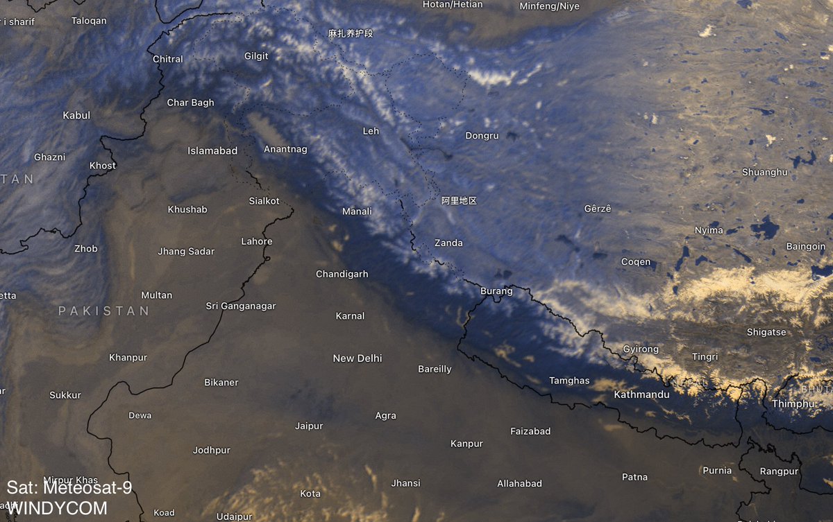 indiametsky's tweet photo. Icy cold North-westerly wind have started to blow across the Indo Gangetic Plains at an pace, resulting in drop in minimum temperature across the hills, #Punjab, #Rajasthan, #Haryana, #Delhi & adj areas.

Lowest Mins as on 26 Nov 2025
•#Faridkot 4°C
***
#Delhi-
•#Ayanagar 7.9°C
•#Safdarjung 8°C
•#LodhiRoad 8°C
•#Ridge 8.8°C
•#Palam 9.4°C
•Imsky01/East Delhi-Gzb Brd 10.1°C

*More data will be uploaded shortly!