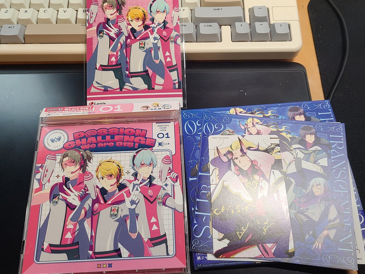 ﾎﾎﾎ…パッチャレまじでデザイン全部かわいいね　そして買いそびれた浦島は担当自引き侍