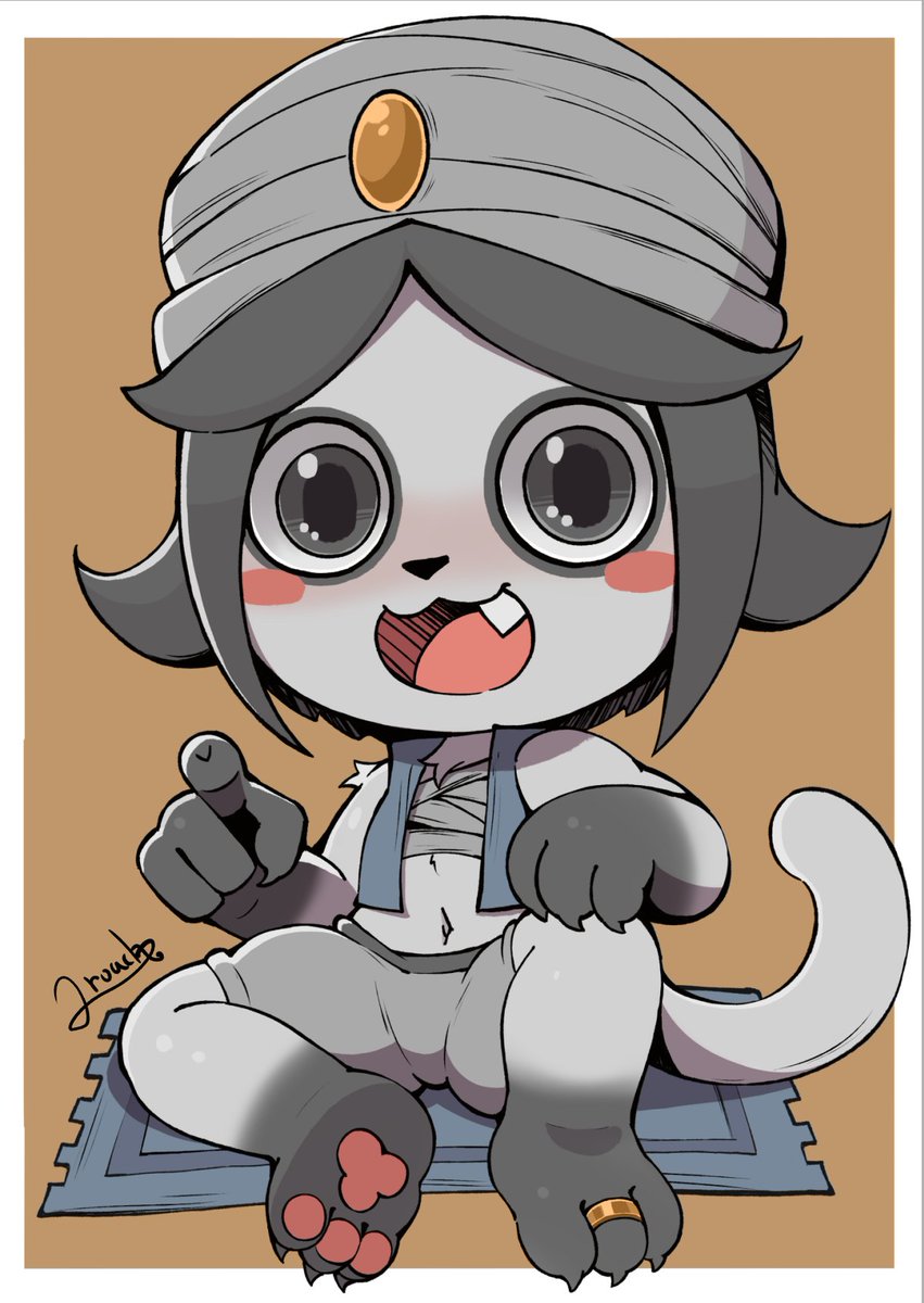 来点异域风情小福瑞 
 之前的接稿，感谢委托人@ThreeWithout​  的约稿 
 #furry​ #绘画​ #约稿 #OC #兽