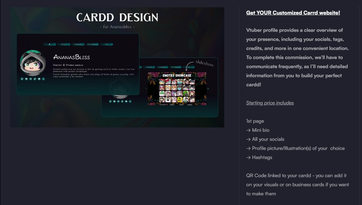 New service available 
Nouveau service disponible
(. ❛ ᴗ ❛.)
↓
vgen.co/ananasbliss

#VGen #vgenartist