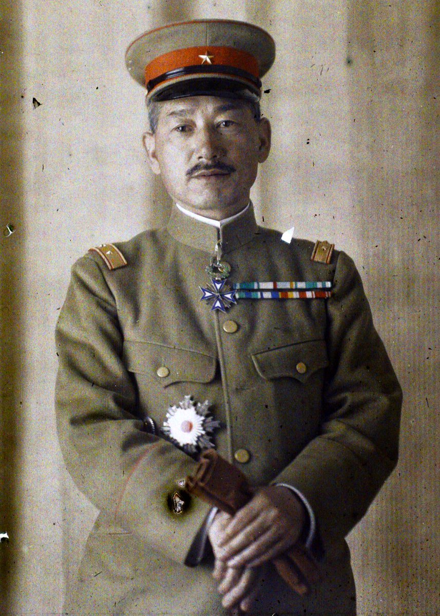 1919年に撮られた陸軍大将の奈良 武次 #日本陸軍