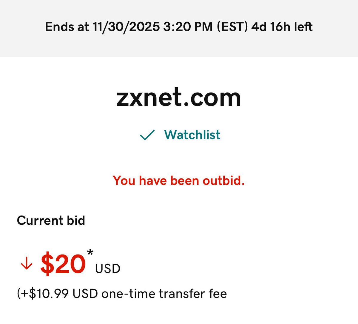 dapiq_ai's tweet image. How much $$ would you pay for zxnet .com via @GoDaddy auctions?