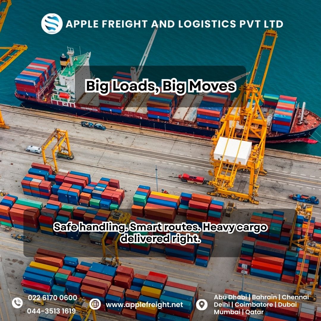 applefreight's tweet image. Big Loads, Big Moves!

📞 Contact: 044-3513 1619 | 022-6170 0600
🌐 Website: applefreight.net
.
.
.
.
.
#FreightForwarding #GlobalShipping #CargoSolutions #LogisticsSolutions #InternationalFreight #SupplyChainExperts #OceanFreight #AirFreigh #RoadTransport