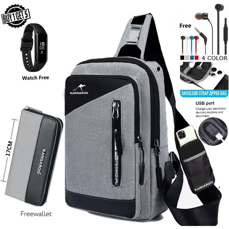 jagiy99's tweet photo. Cek KANGAROO 5IN1 TAS WATERPROOF BAG USBPORT FREE JAM TANGAN HEADSET DAN DOMPET dengan harga Rp45.000. Dapatkan di Shopee sekarang! https://t.co/FKmIKu93CG https://t.co/0kzQONrKEZ