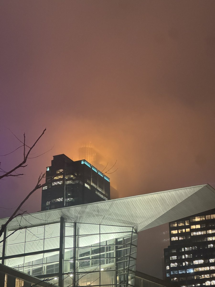 isaackamsin's tweet image. minneapolis was foggy today.