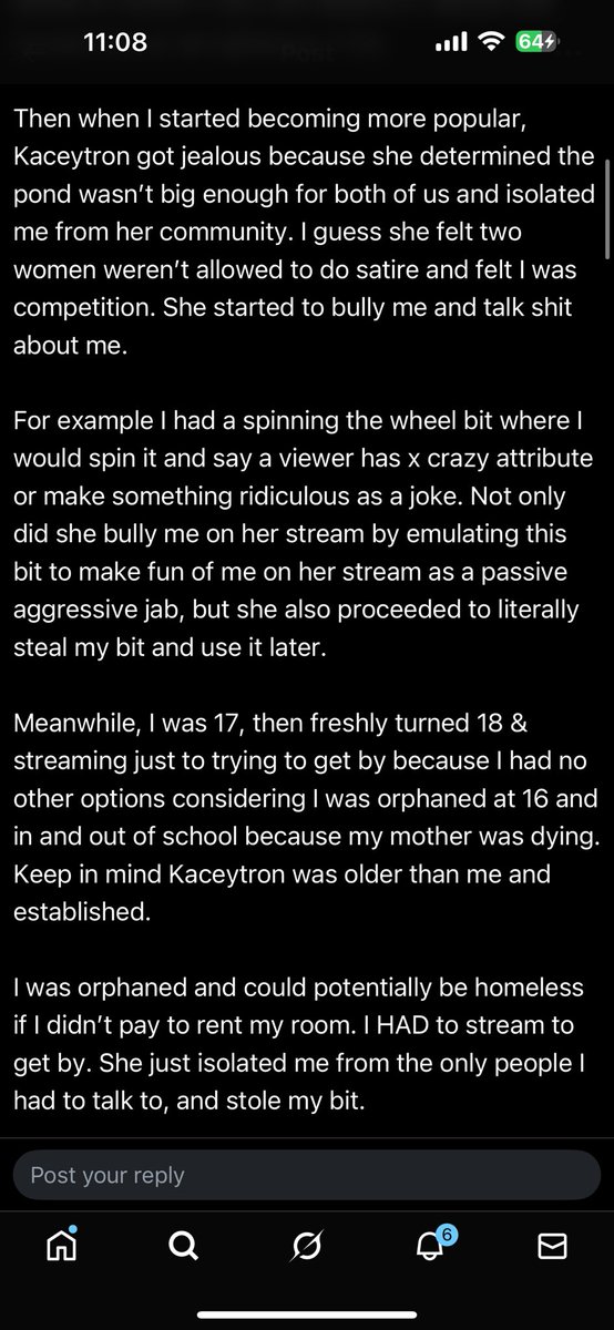 BrittanyXVenti's tweet image. I shared my story about Kaceytron and how she ostracized and bullied me when I was an orphaned teen who modded for her and then she blocked me 🎉 

Just a reminder for when she says to feel bad for her over getting sued by h3h3 for maliciously stealing content.