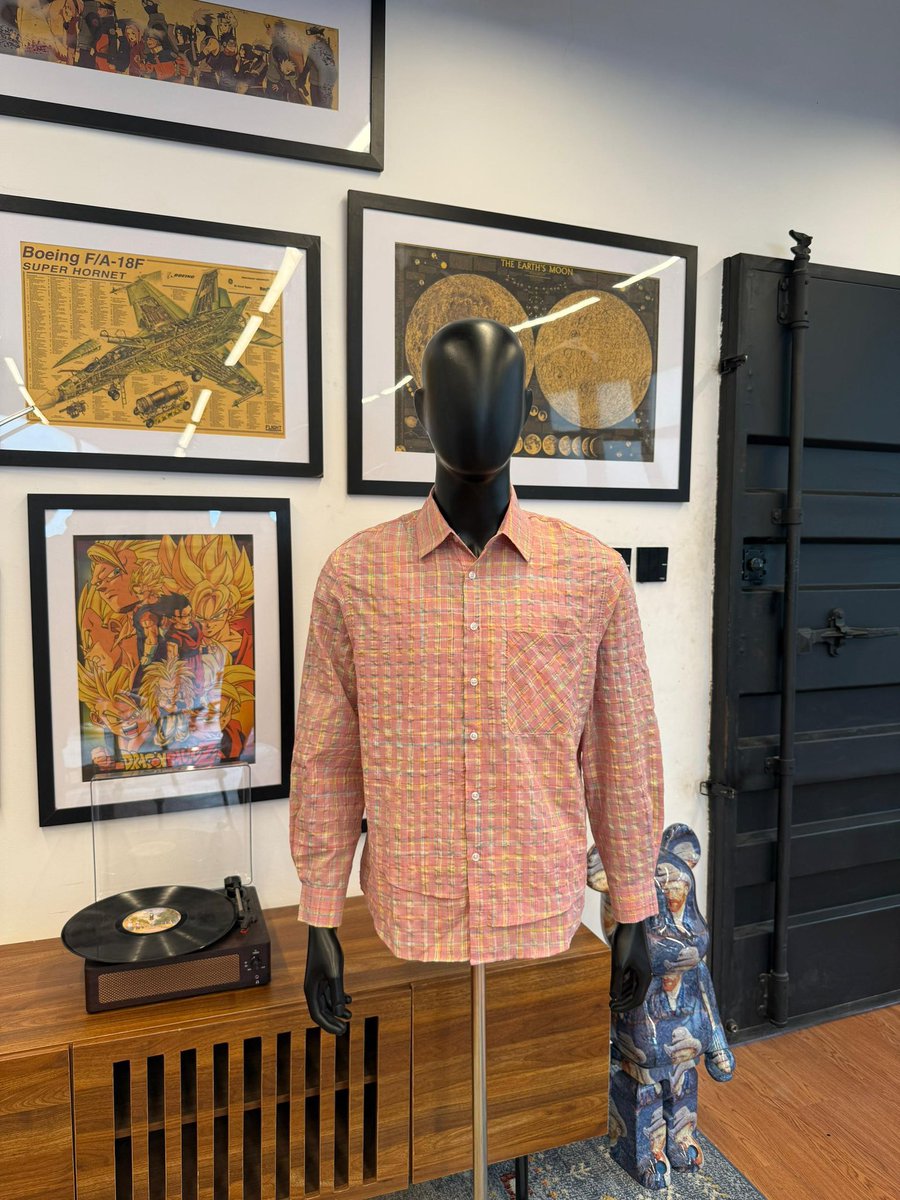 mobstyledng's tweet image. checkered longsleeve shirts