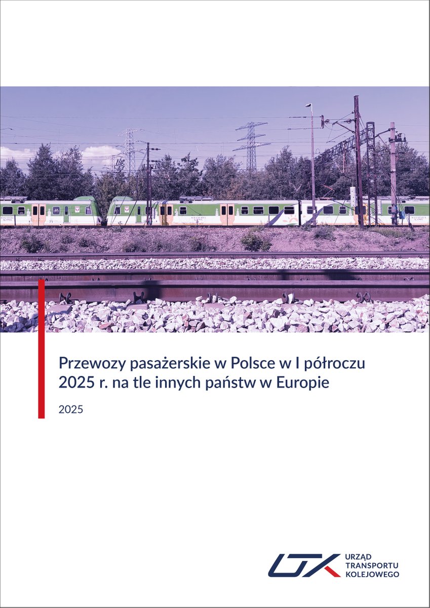 W I półroczu z usług kolei w naszym kraju skorzystało 211,3 mln pasażerów. To wynik wyższy o 10,9 mln osób (+5,4%) w zestawieniu rok do roku 📈. Zestawiliśmy go z danymi z 29  krajów europejskich 🧐. 
Sprawdź, jak wypadamy na tle Europy ➡️ utk.gov.pl/pl/aktualnosci…
#kolej #Europa