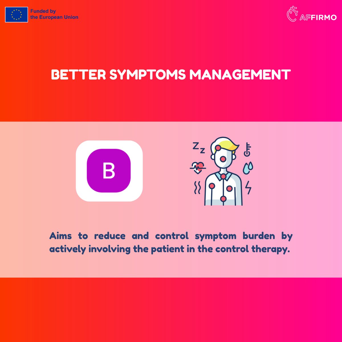 affirmo_eu's tweet image. 💡 The ABC approach puts patients at the centre of AF care.

🧠 Avoid stroke
🌿 Manage symptoms
❤️ Treat comorbidities
A unified strategy for better outcomes.

🌐 More: affirmo.eu

#AFFIRMO #AtrialFibrillation #HealthInnovation #Multimorbidity #HealthyAgeing