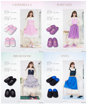 しまむら『ちはる』コラボ！ディズニープリンセスの着る毛布、エプロン