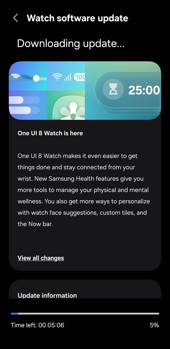 Galaxy watch 6 finally gets one UI 8 watch in India and in many other regions.