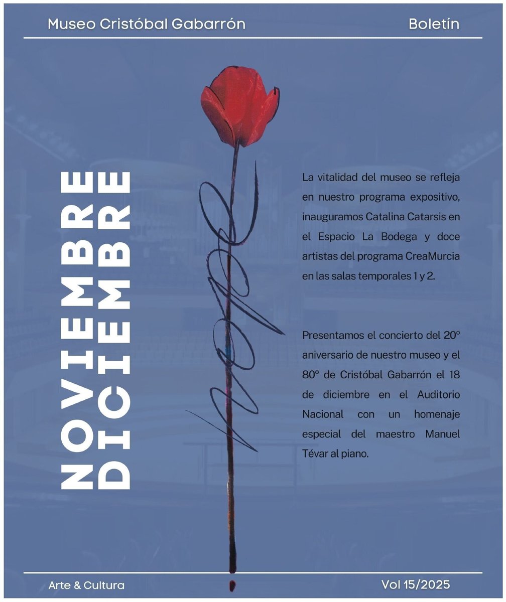 Ya está disponible nuestra newsletter de noviembre-diciembre 2025.

📖 Leela completa aquí: gab4.us/boletin15

Suscribete para recibir todas las novedades: gabarronfoundation.eo.page