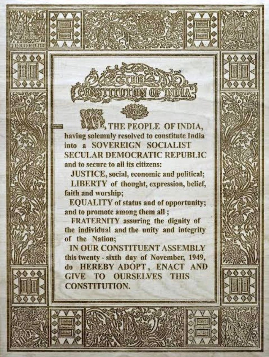 drshamamohd's tweet image. For the last 11 years, the Modi government has repeatedly attempted to weaken the very fabric of our Constitution and continues down that path.

On this Constitution Day, we must renew our pledge to uphold the secular, social, democratic and liberal values enshrined by Baba Saheb…