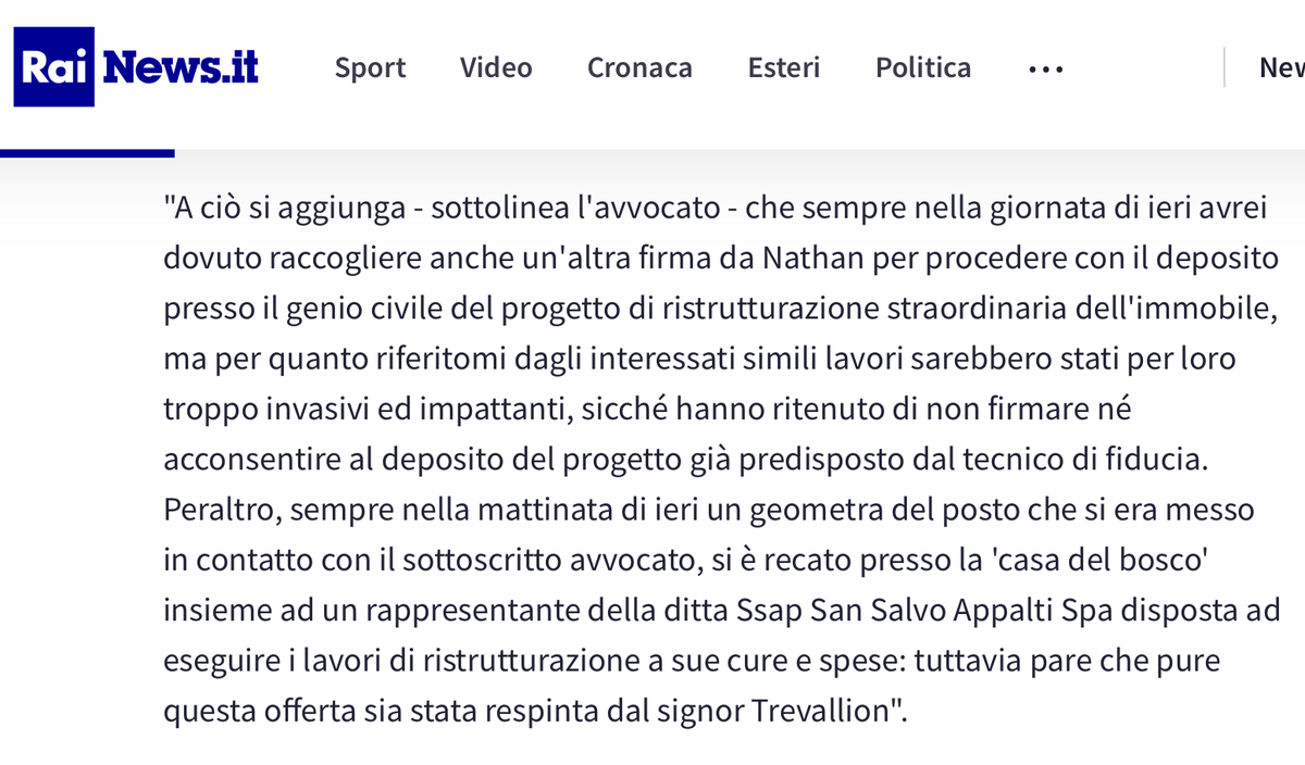 L'avvocato della famiglia del bosco ha deciso di rimettere il suo mandato.

Chissà se a quelli con certezze granitiche su ogni profilo della vicenda inizierà a venire qualche dubbio.

Leggere le motivazioni dell'avvocato.