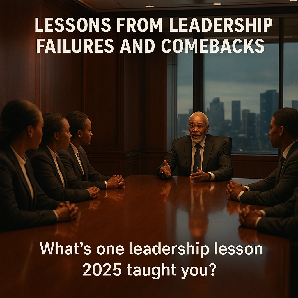 WyneLegal's tweet image. Leadership doesn’t break you, it reveals you.

2025 taught us that failures are audits, and comebacks happen when we’re brave enough to learn from them.

What’s the biggest leadership lesson you’re carrying into the new year?
#LeadershipLessons #GovernanceInsights