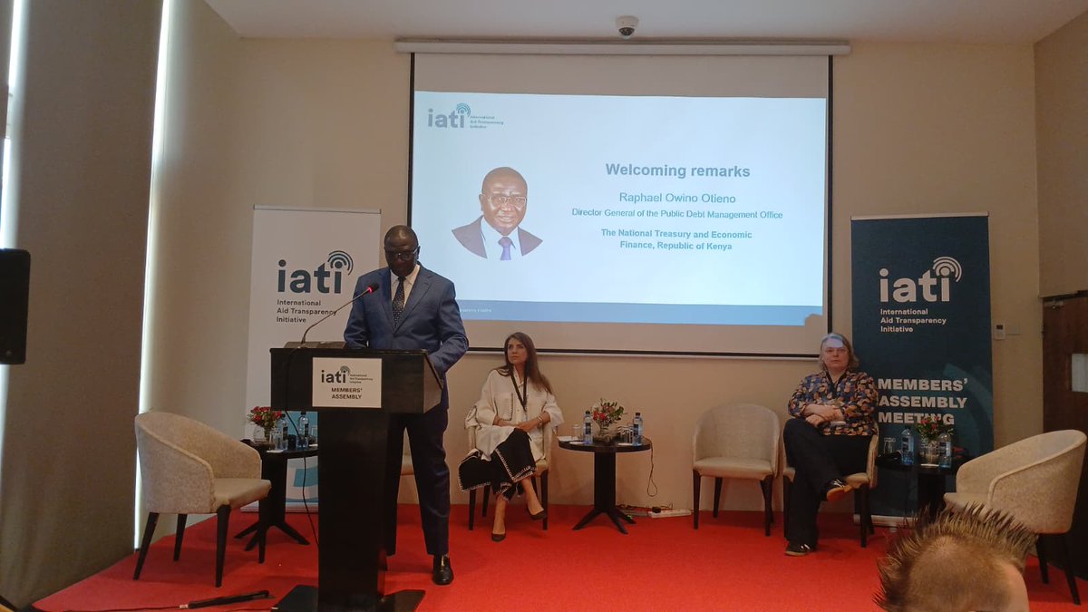 ✨ Inspiring remarks at the opening of the 2025 #IATI Members’ Assembly in Nairobi.

💬Kenya - National Treasury &amp; Economic Planning
💬CAF – Development Bank of Latin America &amp; the Caribbean
💬IATI Chair

Great milestone: IATI’s first annual gathering on the African continent🌍