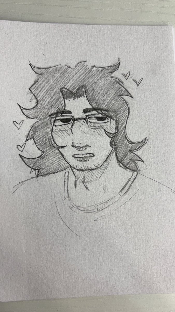 Splinky_G00Se's tweet image. testing out new acrylic markers for the first time and a drawing of my man 💔 #sketch