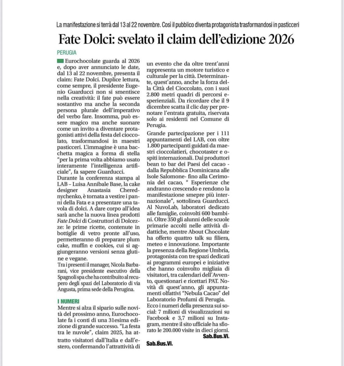 Eurochocolate tweet media