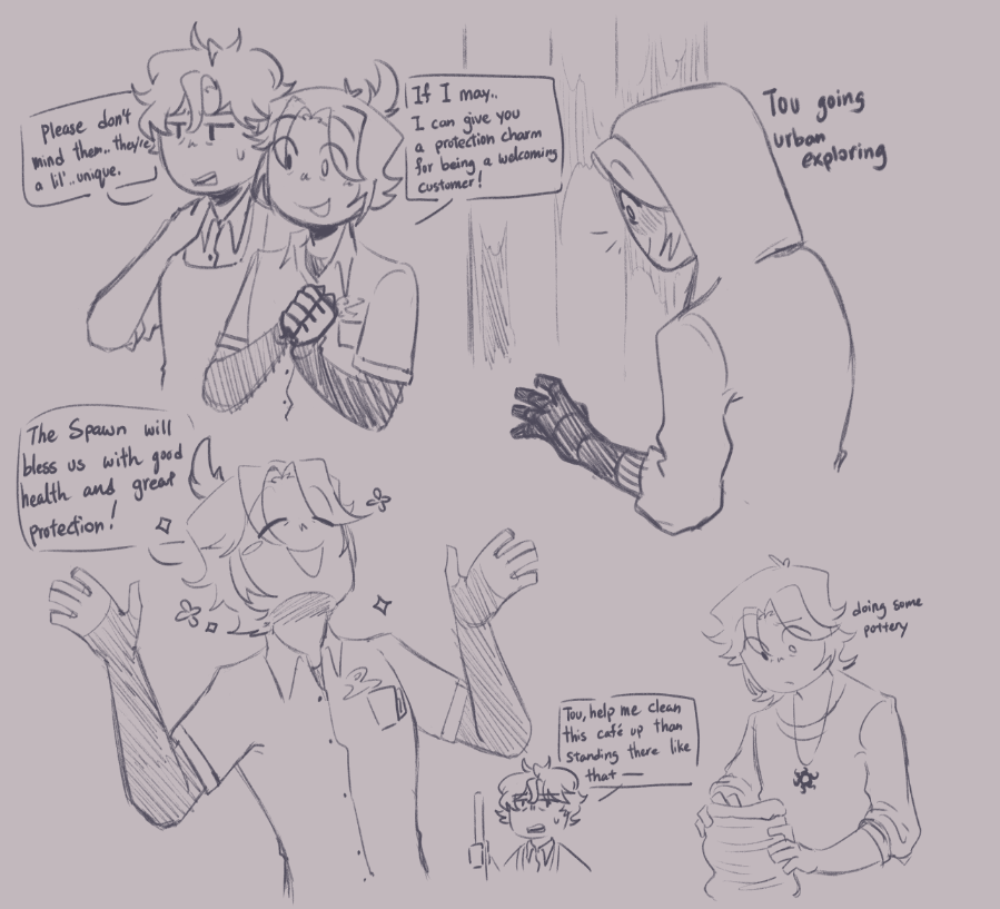 lazyscots's tweet image. doodled them cuz theyre fun to draw
#twotime #forsaken #roblox