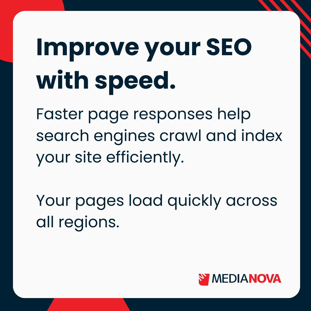 Medianova_CDN's tweet image. Improve your SEO with speed.
Faster page responses help search engines crawl and index your site efficiently.

Your pages load quickly across all regions.
Support your SEO performance.

Docs:
hubs.li/Q03VTxRQ0

Let’s talk:
hubs.li/Q03VTypf0

#SEO #WebPerformance #CDN