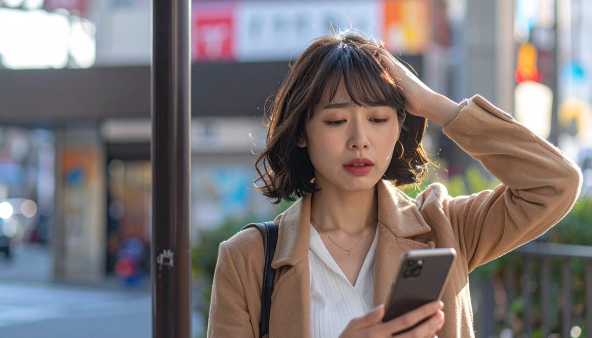 Image for the Tweet beginning: 💬 Jメールのユーザーボイス（失敗談）

📍 大阪在住・30代女性
━━━━━━━━━━━━
マッチング男性との待ち合わせで
小一時間遅刻＆迷子連発😵
連絡は遅い、謝罪なし…
誠意も知性もゼロ💦
信じられない行動の連続で、
正直ヘトヘトに💔
━━━━━━━━━━━━

▶続きはこちら 