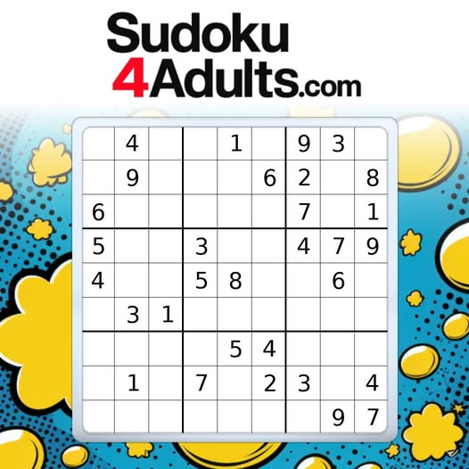 FreeSudokuGame's tweet image. Today&apos;s Hard Sudoku Puzzle - November 26, 2025
Sharpen your mind with today&apos;s Hard Sudoku puzzle by Sudoku 4 Adults

Play online: sudoku4adults.com

Post your time in the comments!

#sudoku #sudokuchallenge #puzzles #news