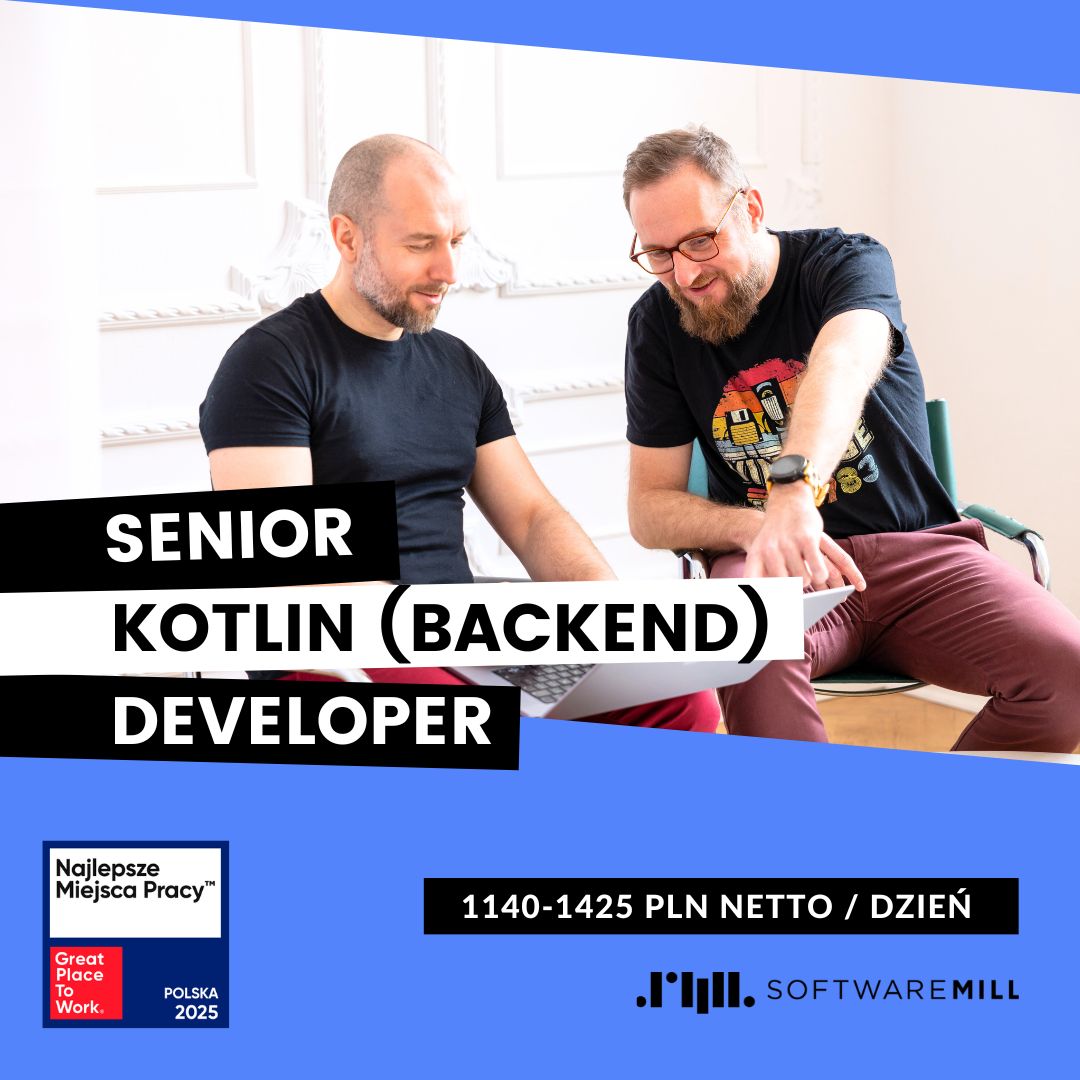 softwaremill's tweet image. Ready to code where impact meets freedom?

You’ll 🫵 tackle projects that aren’t just tickets in a backlog. Expect ownership from day one, freedom to choose the best tools, and problems that push your skills forward - not hold them back.

And because great challenges deserve a…