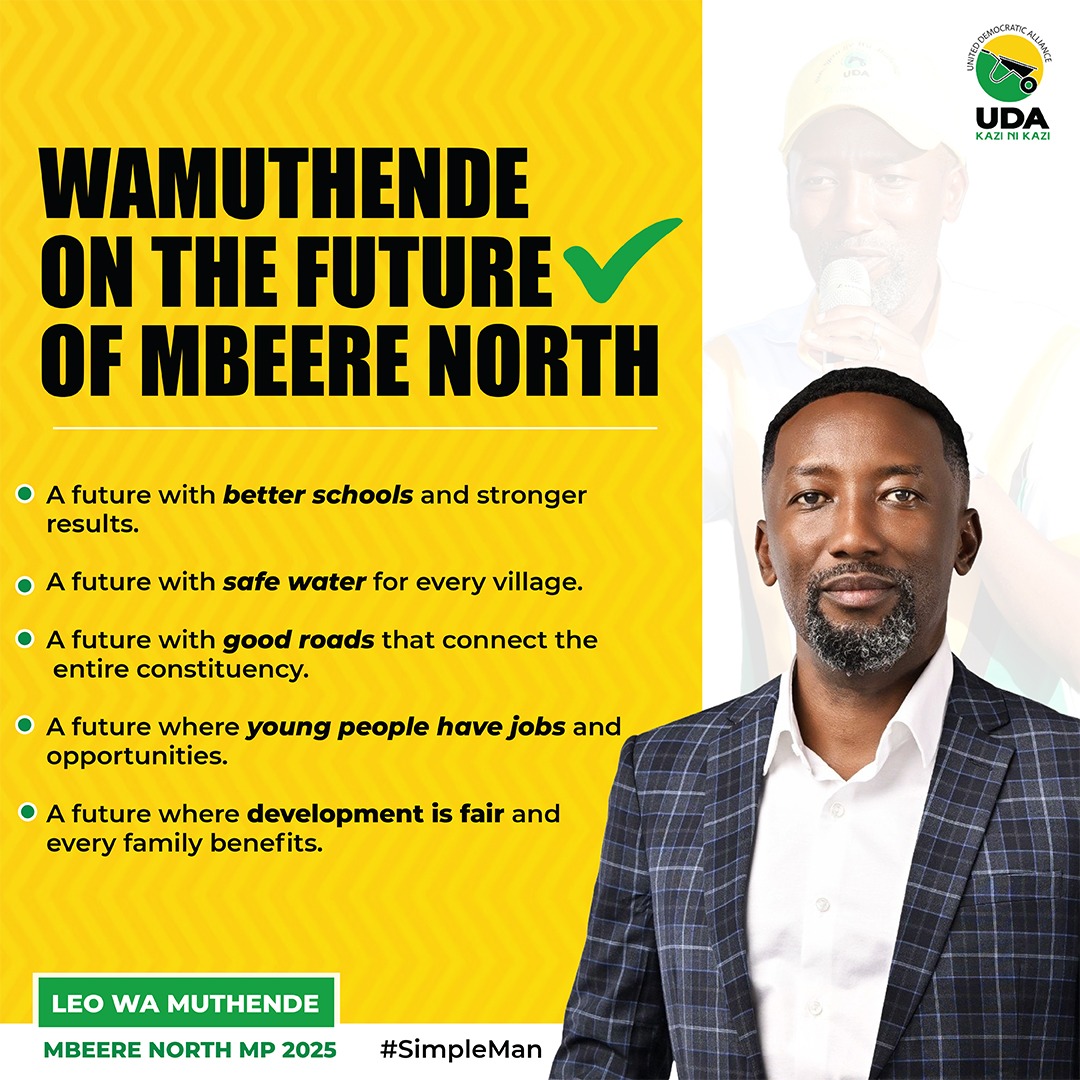 sergbrayoo_'s tweet photo. Show strength at the polls tomorrow; Leo’s manifesto centres youth employment, market access, small-scale agro-processing, feeder road improvements, maternal clinics and bursaries for needy students within constituency now. #LeoForMbeereNorth #LeoNiLeo Leo Ni Maendeleo https://t.co/HZoQNAdmPR