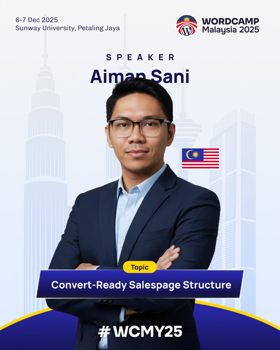 WordCamp Malaysia 2025 #WCMY25 tweet media