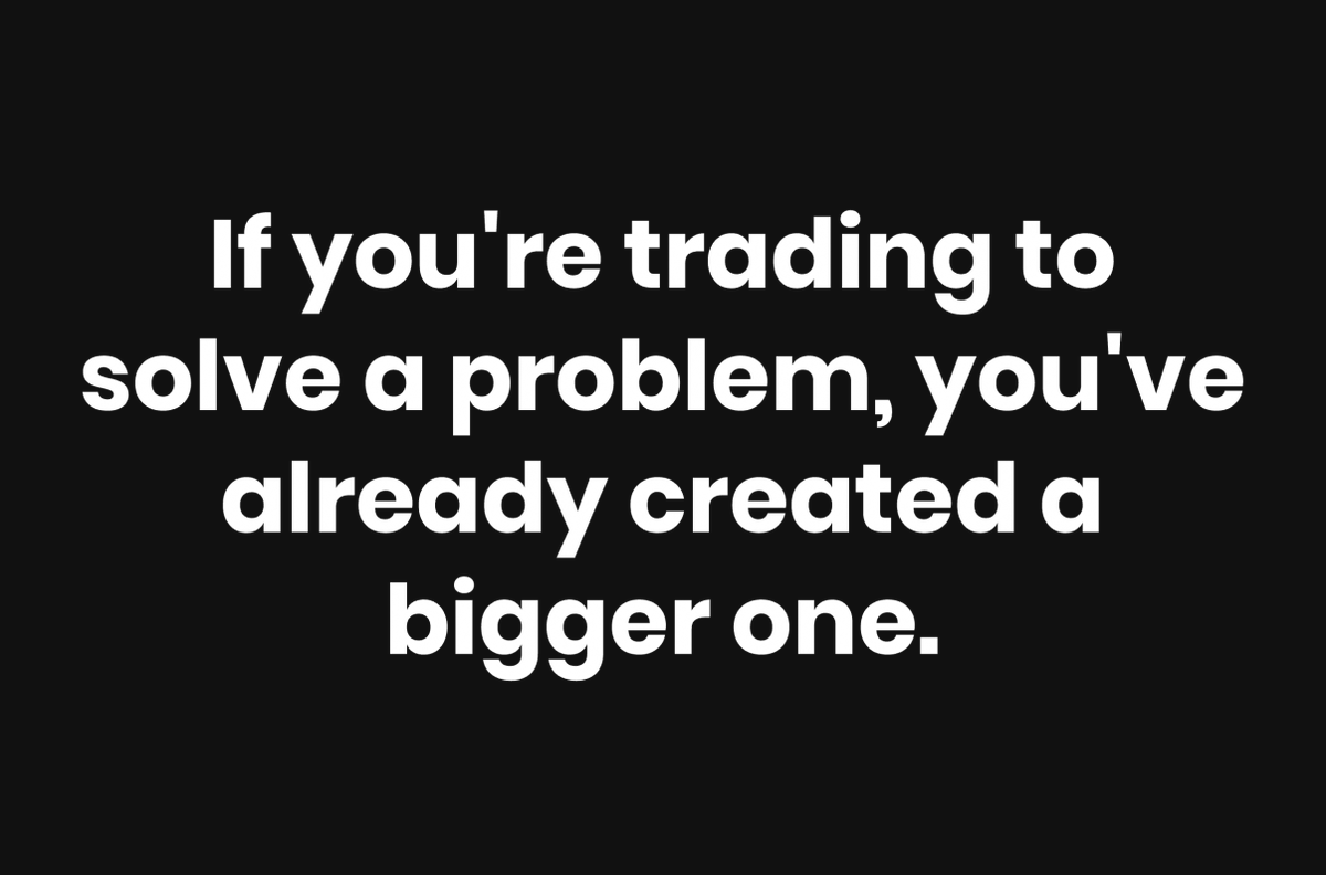 You just can’t trade properly when you have bills to pay. 

When you’re counting on a trade to work because you need that money, your whole mindset gets disrupted.

At this point, you are just scared of losing.

You book profits too fast because you want to feel safe. You hold