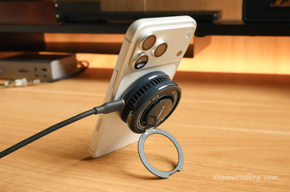 digimalog's tweet image. 冷却ファン搭載のMagSafe充電器 TORRAS Ostand PolarCircle Qi2 25Wをレビューしました。
ペルチェ素子と組み合わせた冷却システムで、発熱を抑え、充電能力を落とさずにワイヤレス急速充電が可能です。#PR digimaroblog.com/torras-polarci…