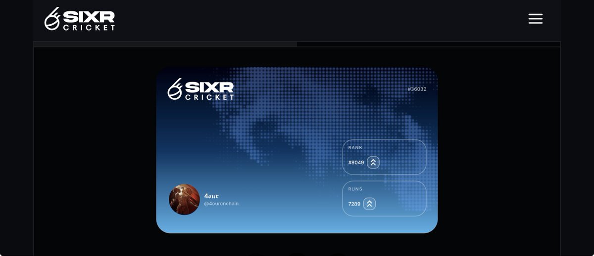 its now 8days left to the end of the phase 1 campaign 
 
dont have much to do today 

ill probably complete pending tasks and earn some innings
stay active on the SIXR discord channel
yap SIXR 

quietly max clicking $SIXR in every way 

staying bullish on my convictions no matter