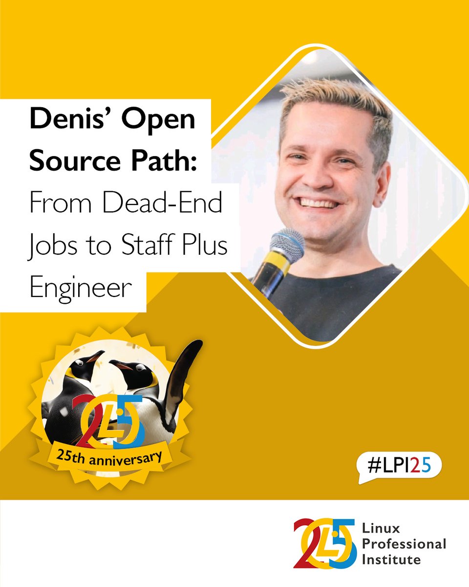 LPIEurope's tweet image. “The more I learned, the more I saw the deeper values behind the code: sharing, freedom, &amp;amp; access.”

Discover how #IT pro Denis Rodrigues found the power of #opensource to transform his career and life: lpi.org/1o09

@LPIConnect #LPI #Linux #FOSS @maddoghall