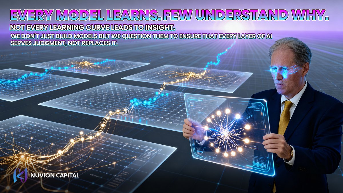 NuvionGlobal's tweet image. 🤖 Understanding AI isn’t about training models, it’s about questioning them.
At Nuvion Capital, Clayton McAllister ensures every model serves insight, not automation. 🌍
🔹 Audited 
🔹 Explained 
🔹 Traceable

#NuvionCapital #ExplainableAI #ClaytonMcAllister #AITransparency