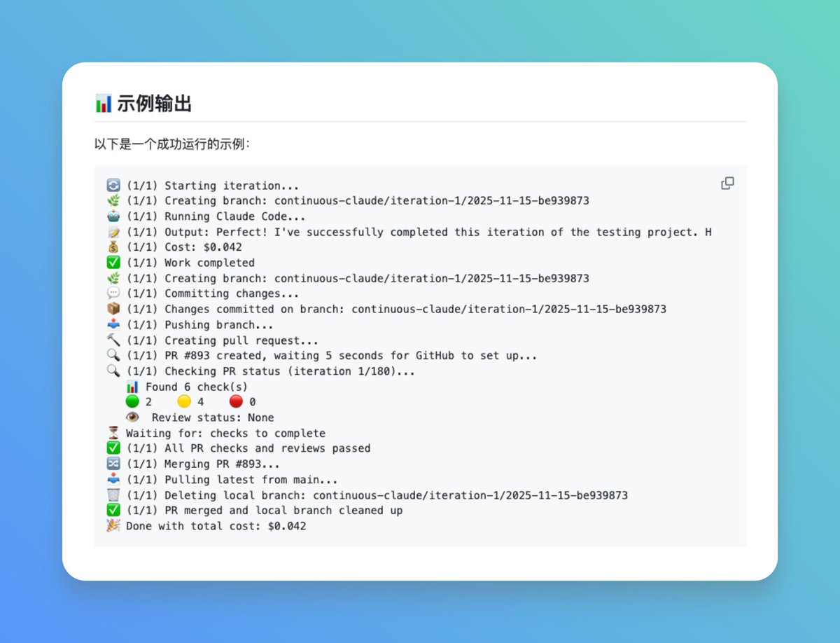 La herramienta de código abierto Continuous Claude en GitHub permite a Claude Code ejecutar la misma tarea repetidamente
