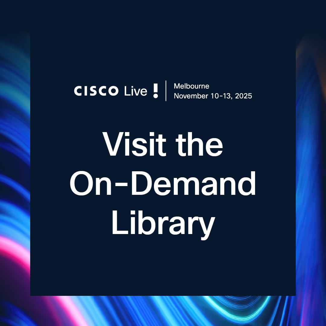 Cisco Live APJC tweet media