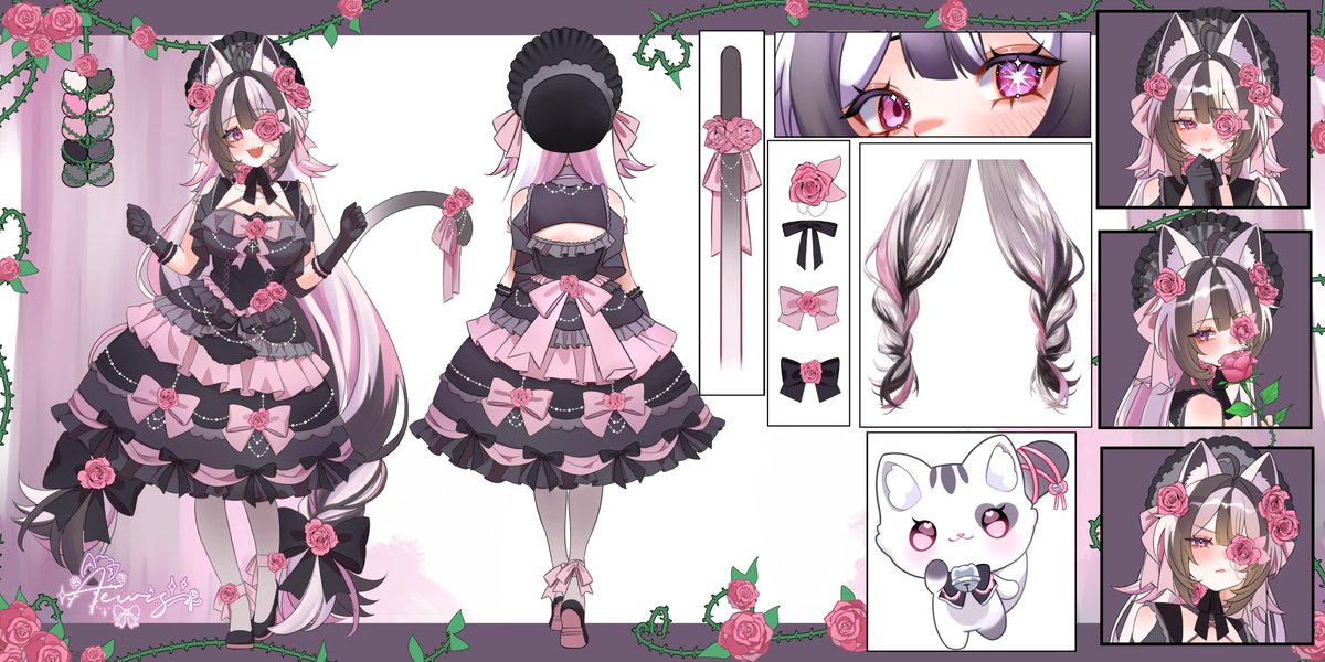 aewisi's tweet image. Hii~ I&apos;m Aewis (Aeris) &amp;gt;⩊&amp;lt;
a silly introverted cat vtuber who&apos;s addicted to buying art and streams from time to time 

𖹭.ᐟ ꒰Twitch꒱twitch.tv/aewis
𖹭.ᐟ ꒰Art tag꒱#aewiart