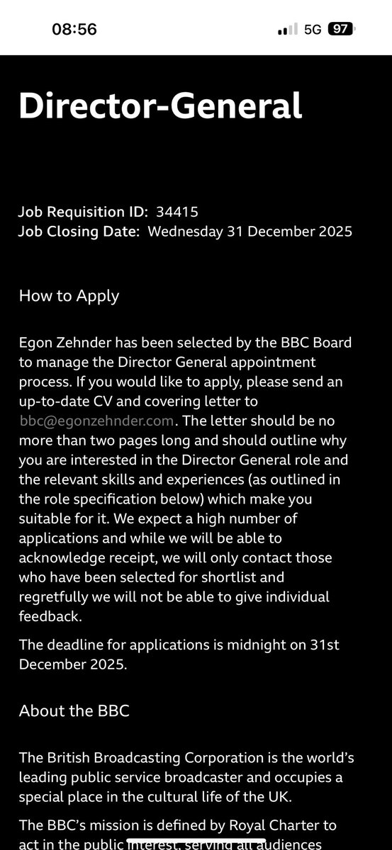 DavidLloydRADIO's tweet image. The 18th DG will likely be the most important since Reith. Five weeks to go, although one imagines contenders will be approached.