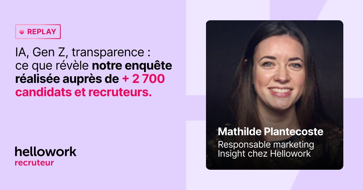 Hellowork recruteur tweet media