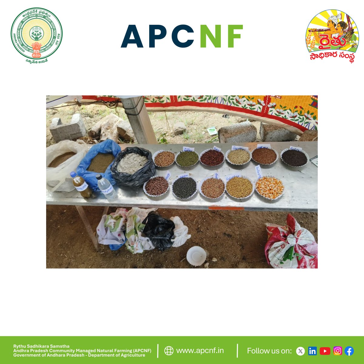 APZBNF's tweet image. The #SWISSAID team has officially begun their exposure visit in Prakasam district, engaging directly with farmers and community leaders to witness #APCNF in action. 

The field program featured live demonstrations of core #NaturalFarming practices such as Beejamrutam and…