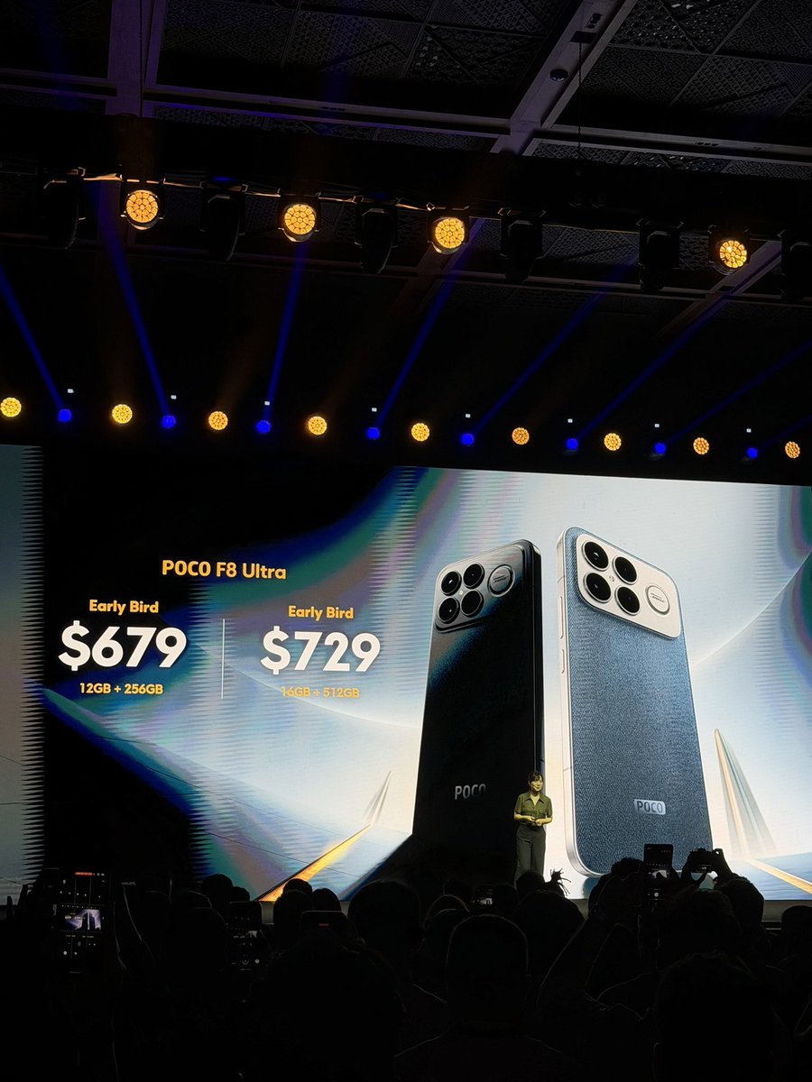 ZONEofTECH's tweet image. Just $679 for the #POCOF8Ultra 🤯

And it’s got better specs than the S25 Ultra (which costs almost double)!

#POCOF8Series @pocouk @POCOGlobal