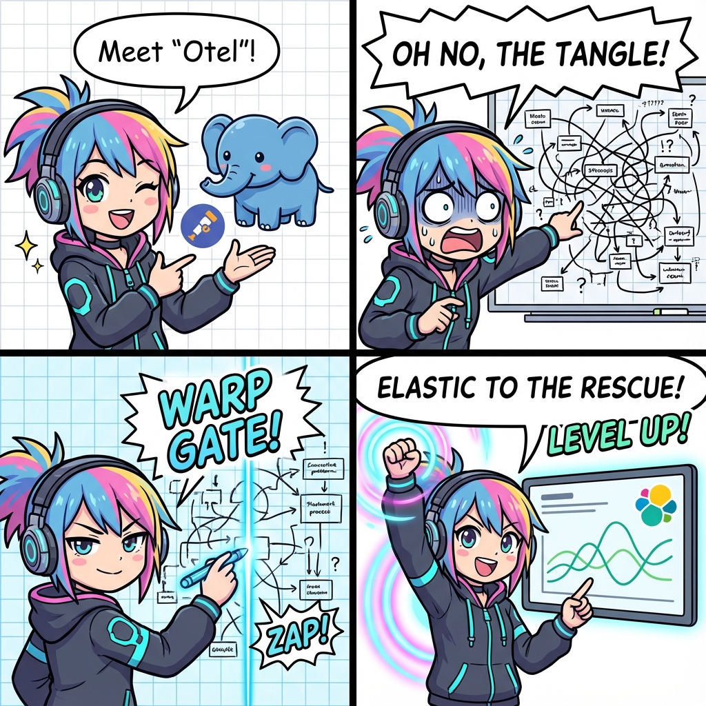 hopedj's tweet image. Listen up, Senpai! &amp;lt;3 The PHP Elephant finally speaks OTel! 🐘✨ We’re bypassing the Collector Dungeon with the Direct Warp Gate! 🌀 Observability power over 9000! 🚀🔥 [Link] #OpenTelemetry #Elastic

ir.elastic.co/news/news-deta…