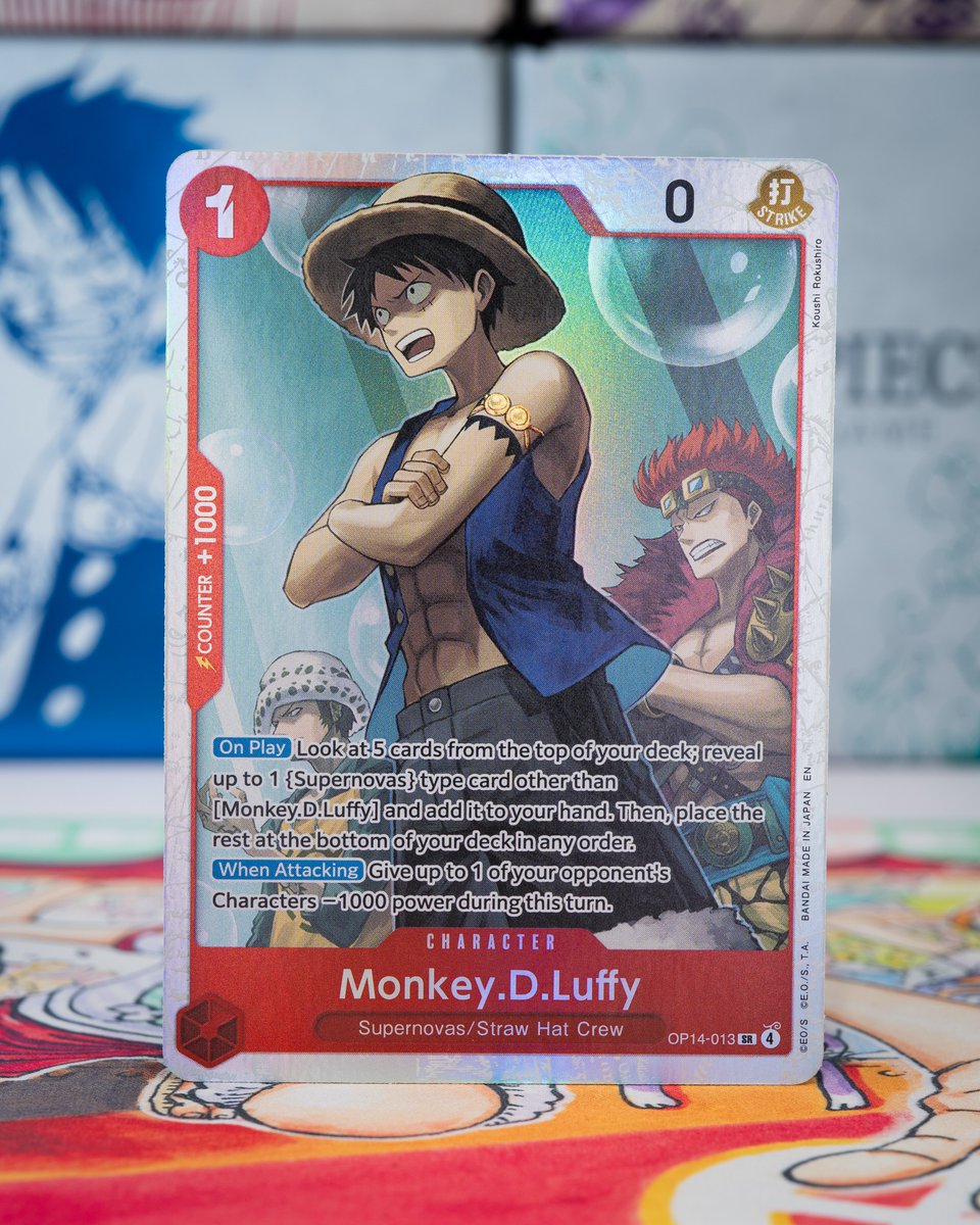 OPCG BOOSTER PACK -THE AZURE SEA'S SEVEN- [OP14-EB04] CARD REVEALS