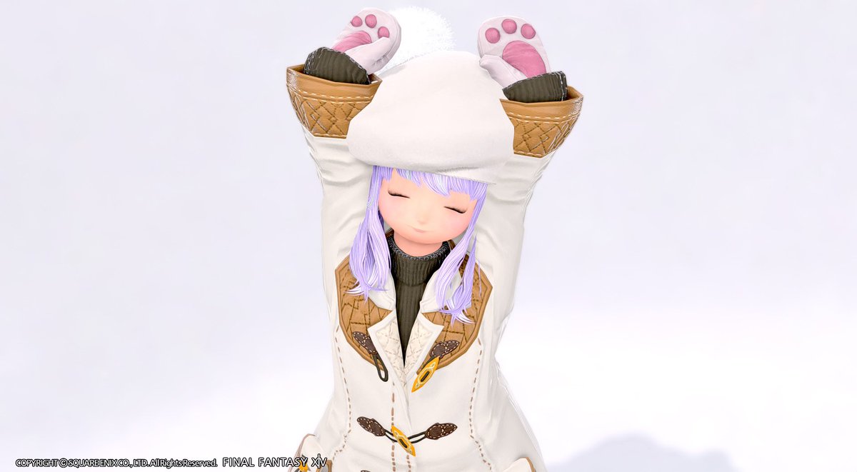 今日も1日お疲れ様でした✨ © SQUARE ENIX #おつララ #FF14