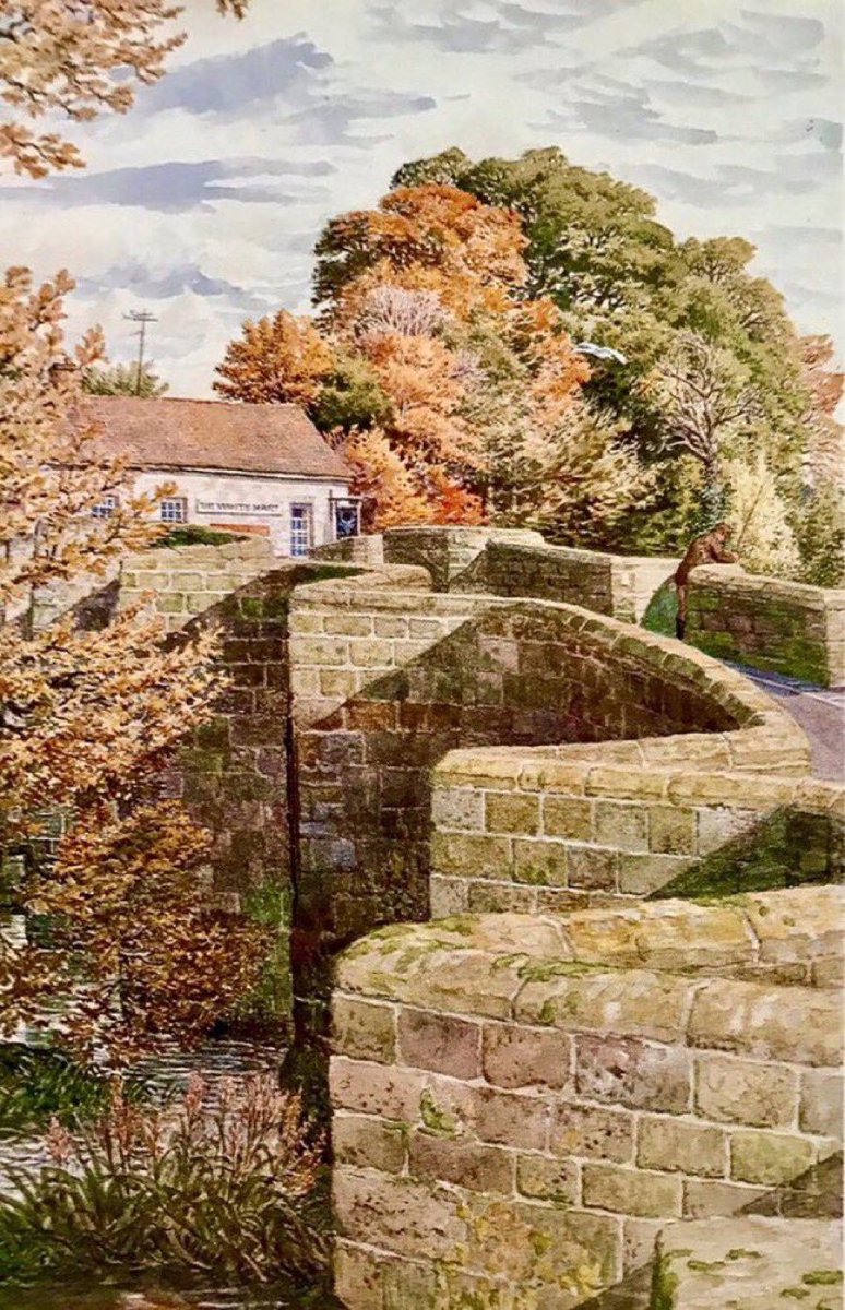 Other work by the Ladybird artists
‘Stopham Bridge in Autumn’
Artist: SR Badmin