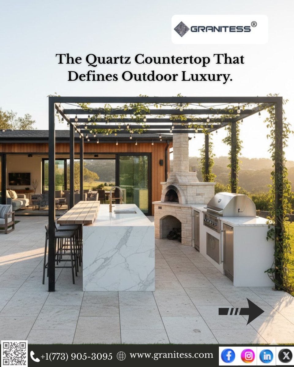 granitess_corp's tweet photo. Choosing the perfect material for your #outdoorkitchen is the most important decision you'll make! 
Tap the link in our bio to find your ideal material and start designing your dream outdoor kitchen today!
📞 +1 (773) 905-3095
📩 contact@granitess.com
🌐 https://t.co/5prleLCK2J https://t.co/ZT3V7k2chi