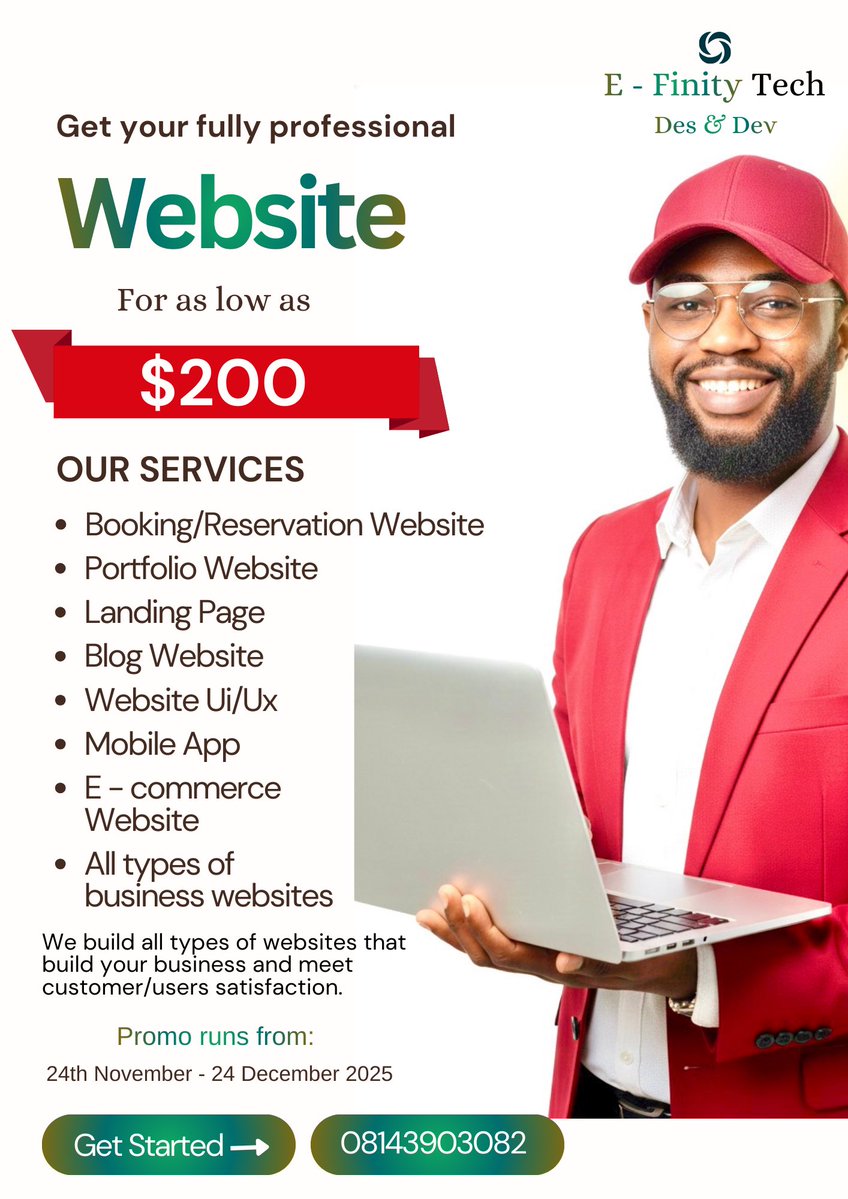 urfav_papii's tweet image. Let&apos;s help you design and develop your web and mobile app @ affordable (promo) price 💻
wa.link/2winov